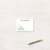 Cadeau voor waardering wiskundeleraar post-it® notes (Op bureau)