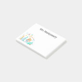 Cadeau voor waardering wiskundeleraar post-it® notes (Schuin)