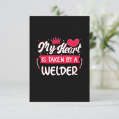 Cadeau voor Welder Day | Financiering voor mannen  Bedankkaart (Staand voorkant)