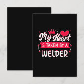 Cadeau voor Welder Day | Financiering voor mannen  Bedankkaart (Voorkant / Achterkant)