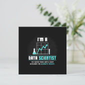 Cadeau voor wetenschapper | Ik ben een datawetensc Kaart (Staand voorkant)