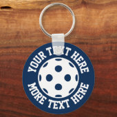 cadeau voor Wiffle sleutelhanger voor spelers en v (Voorkant)