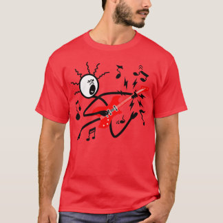 Cadeau voor Wild Rock gitarist T-shirt