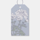 cadeau voor witte labels voor witte bloemen cadeaulabel (Voorkant)