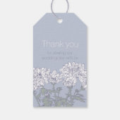 cadeau voor witte labels voor witte bloemen cadeaulabel (Achterkant)