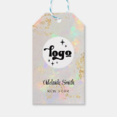 cadeau voor witte opische producten labels cadeaulabel (Voorkant)