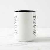 Cadeau voor zakelijke e-mail, sarcastisch kantoor, mok (Midden)