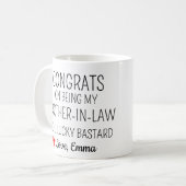 Cadeau voor zwager koffiemok (Voorkant links)