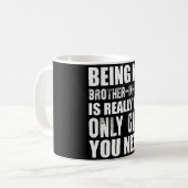 Cadeau voor zwager met Kerstmis Koffiemok (Voorkant links)