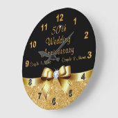 Cadeau voor zwart en gouden 50e Jubileum Grote Klok (Hoek)