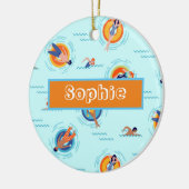 cadeau voor zwembad keramisch ornament (Links)