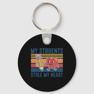 Cadeau waardering docent Studenten Stole Heart Sleutelhanger