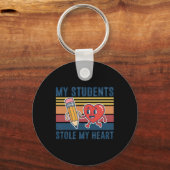 Cadeau waardering docent Studenten Stole Heart Sleutelhanger (Voorkant)
