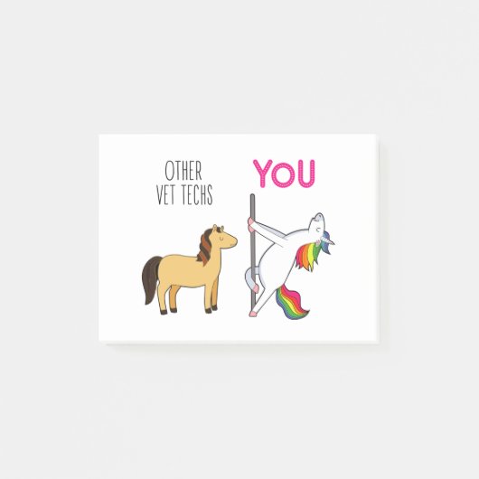 Cadeau waardering vee-tech post-it® notes (Voorkant)