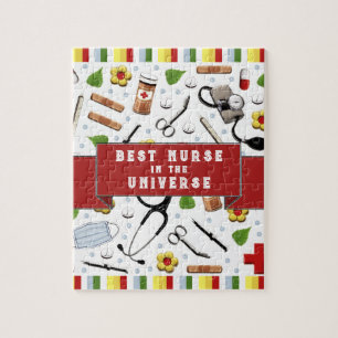 Cadeau waardering verpleegkundige legpuzzel