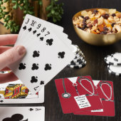 Cadeau waardering verpleegster pokerkaarten (Insitu)