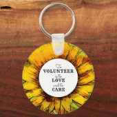 Cadeau waardering vrijwilliger sleutelhanger (Voorkant)