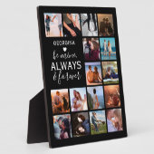 Cadeau Wees Van Mij | Collage van koppel foto Fotoplaat (Zijkant)