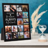 Cadeau Wees Van Mij | Collage van koppel foto Fotoplaat (Zijkant)