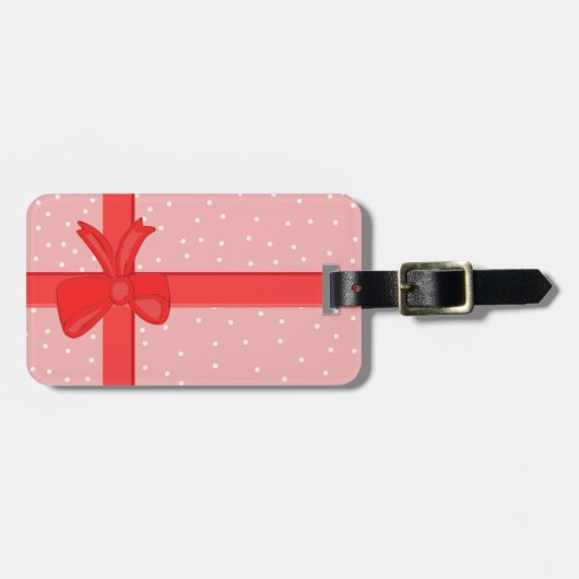 cadeau wikkel lint bagagelabel (Voorkant horizontaal)