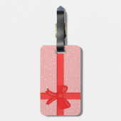 cadeau wikkel lint bagagelabel (Achterkant verticaal)