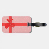 cadeau wikkel lint bagagelabel (Achterkant horizontaal)