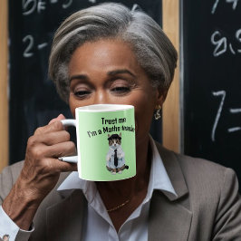 Cadeau wiskundeleraar vertrouw me wiskunde profess koffiemok