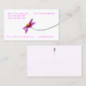 Cadeau zelf: met een beetje natuur visitekaartje (Voorkant / Achterkant)