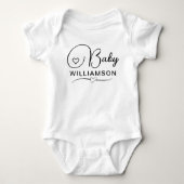 Cadeau zwangerschapsaankondiging - Gepersonaliseer Romper (Voorkant)