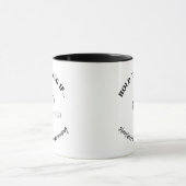 Cadeau zwangerschapsaankondiging mok (Midden)