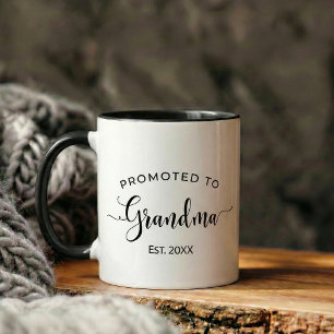 Cadeau zwangerschapsaankondiging oma mok