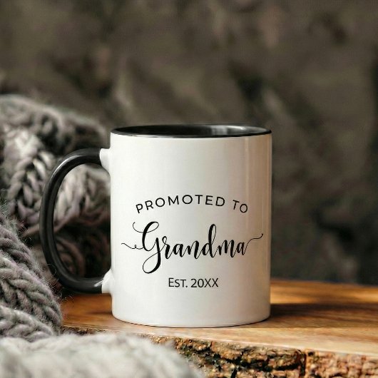 Cadeau zwangerschapsaankondiging oma mok