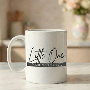 Cadeau zwangerschapsaankondiging tante kleine koffiemok