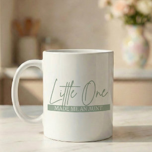 Cadeau zwangerschapsaankondiging tante kleine koffiemok