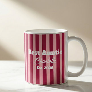 Cadeau zwangerschapsaankondiging tante koffiemok