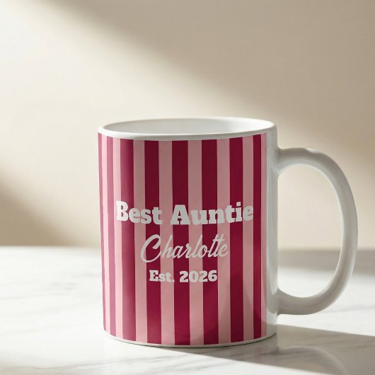 Cadeau zwangerschapsaankondiging tante koffiemok