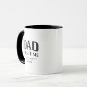 Cadeau zwangerschapsaankondiging vader voor de eer mok (Voorkant links)