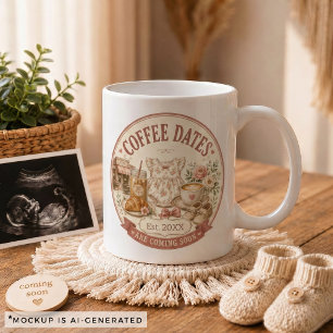 Cadeau zwangerschapsaankondiging voor familie koffiemok