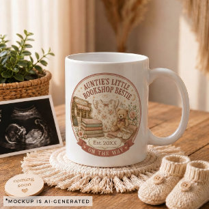 Cadeau zwangerschapsaankondiging voor tante koffiemok