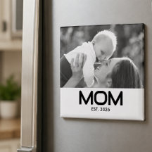 Cadeau Zwart Wit Foto Moeder 
