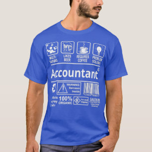 Cadeauaccountant voor multitasking t-shirt