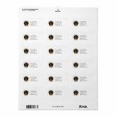 Cadeauartikel Sint-Franciscus van Assisi Etiket (Full Sheet)