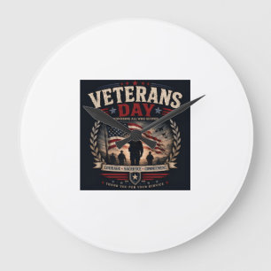 Cadeaubaan Idee voor Militaire Veteranen - Amerika Grote Klok