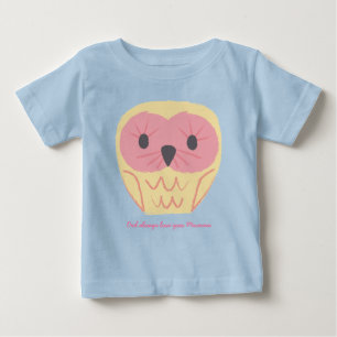 Cadeaubaby Onesie met uil voor babyshower