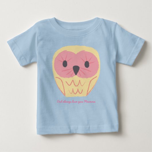 Cadeaubaby Onesie met uil voor babyshower (Voorkant)