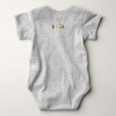 Cadeaubaby voor pasgeborene - Coole babyspierstene Romper (Achterkant)