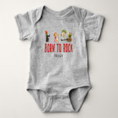 Cadeaubaby voor pasgeborene - Coole babyspierstene Romper (Voorkant)