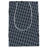 Cadeaubag - Abstracte Delphiniums Medium Cadeauzakje (Voorkant)