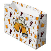 Cadeaubag Bierpullen Groot Cadeauzakje (Achterkant Gekanteld)