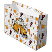 Cadeaubag Bierpullen Groot Cadeauzakje (Voorkant Gekanteld)